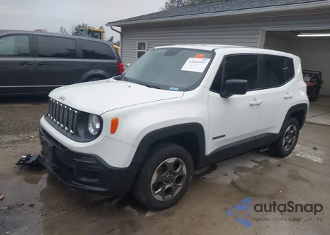 2016 Jeep Renegade Sport from USA, damaged, VIN ZACCJBATXGPC95935